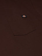 Dickies Men's Heavyweight Crew Neck Short Sleeve Tee Big, Chocolate, XX-Large Tall