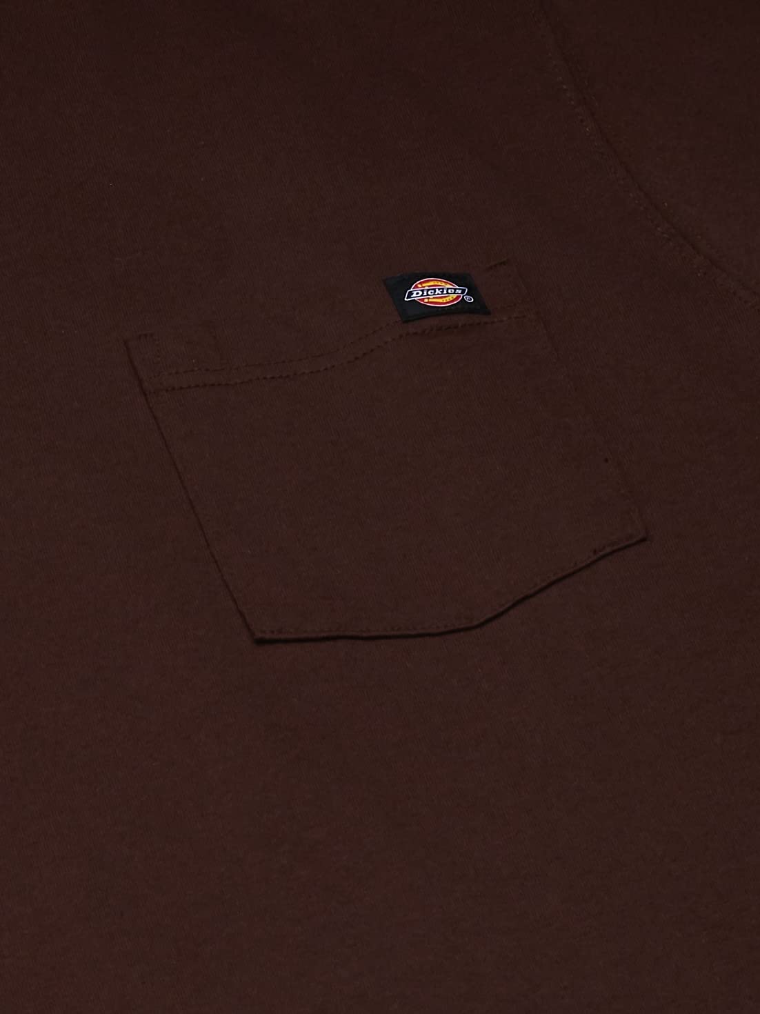 Dickies Men's Heavyweight Crew Neck Short Sleeve Tee Big, Chocolate, XX-Large Tall