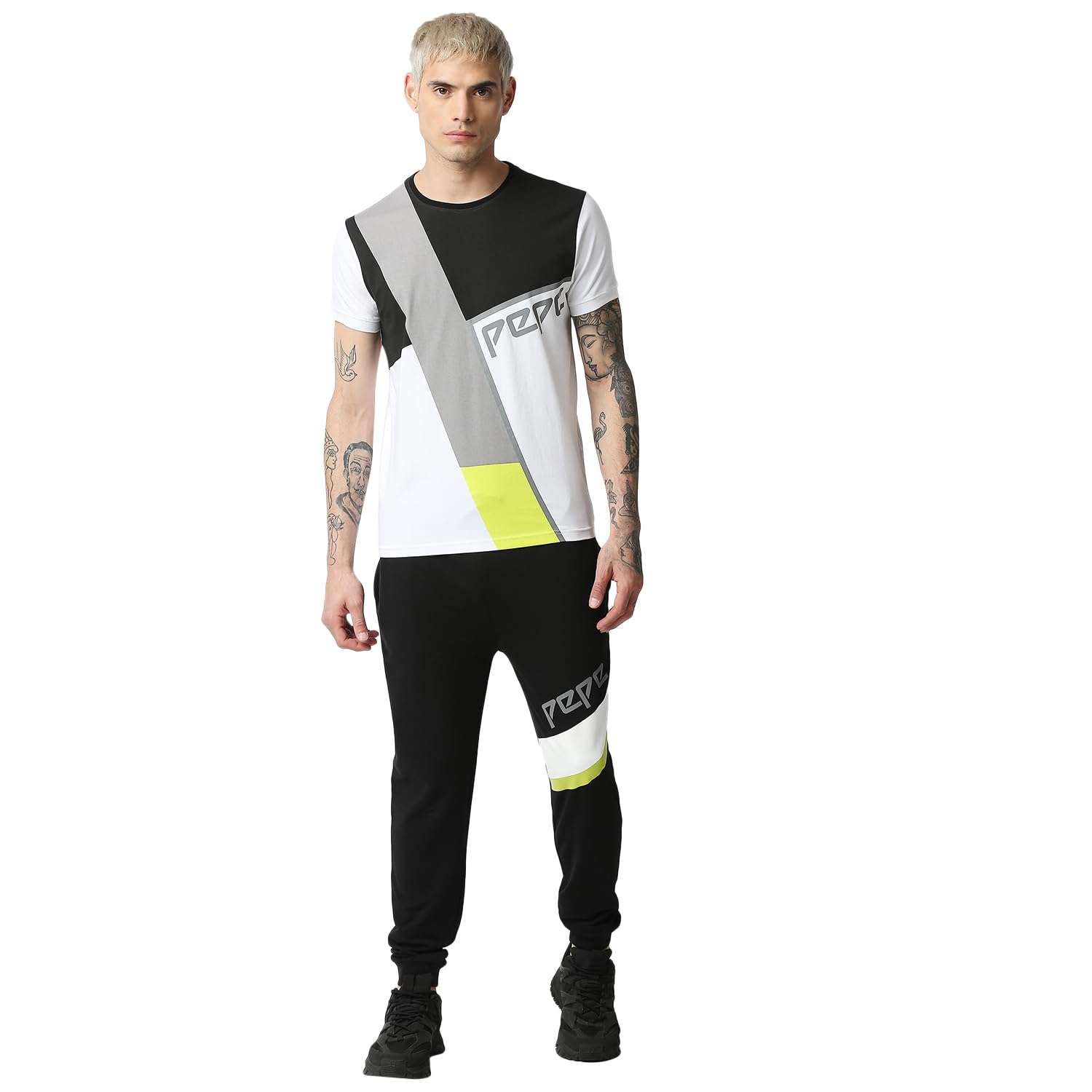 Pepe Jeans MenS Slim Track Pants (Pm211507_White_Xxl)