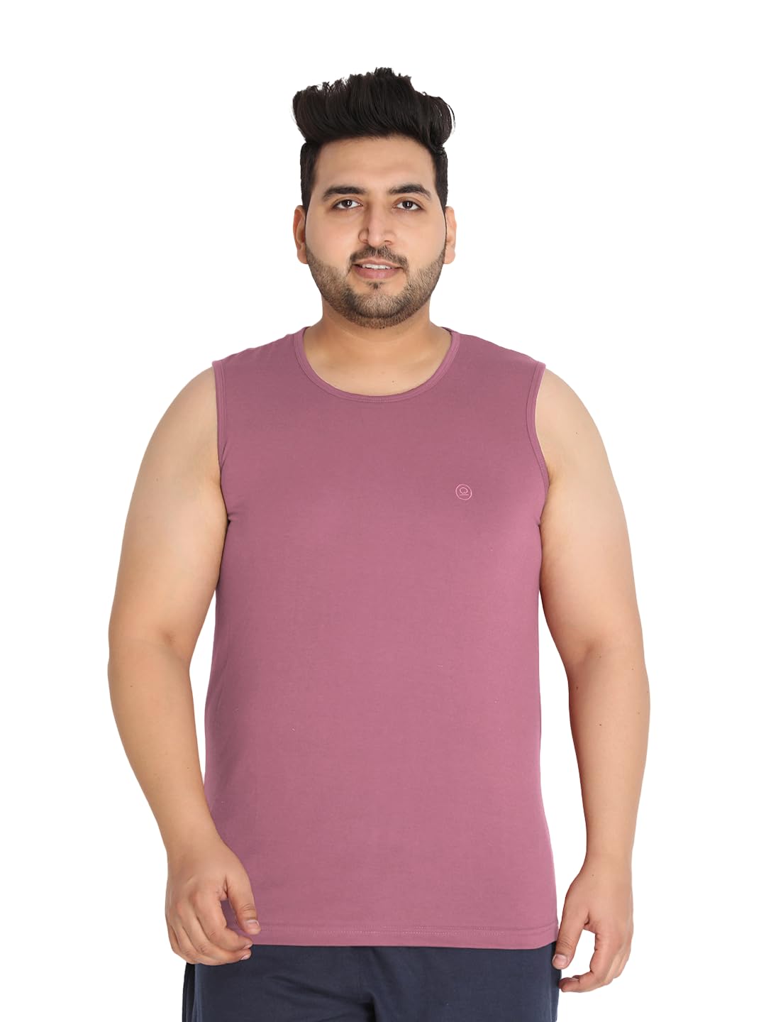 Chkokko Tank Tops Sleeveless TShirt For Men Gym Wear Vest Solid Stylish Round Neck Running Sando For Sports Workout Fitness & C 4