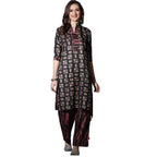 Om Sai Latest Creation Kurta For Women || Cotton Fully Stitched Floral Hand Block Printed Straight Kurtas For Girls || Stand Col