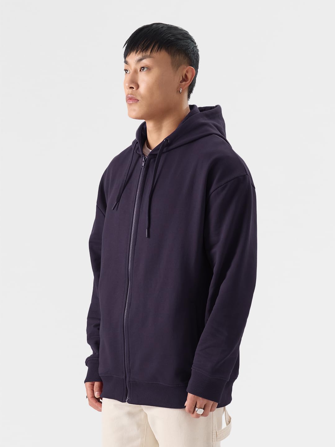 The Souled Store TSS Originals: Berry Blast Men Oversized Hoodies Hoodies Sweatshirts Pullovers Fleece Zip-up Graphic Printed So