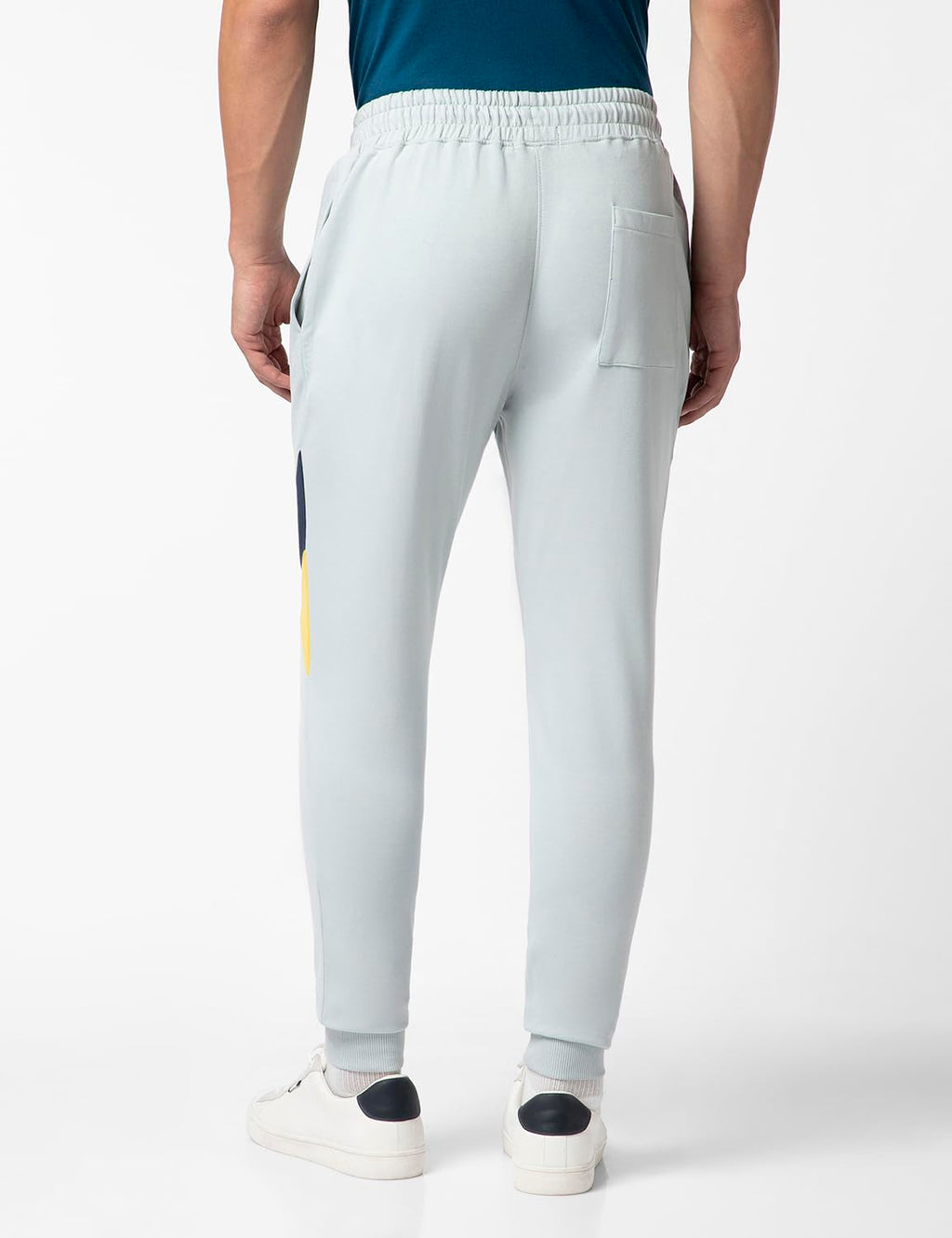 FYLTR Mens Colourblock Joggers with Elasticated Waist and Contrast Drawstrings
