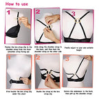 Thsinde Bra Strap Clips, 12 Bra Clips and Bra Straps Holder Women