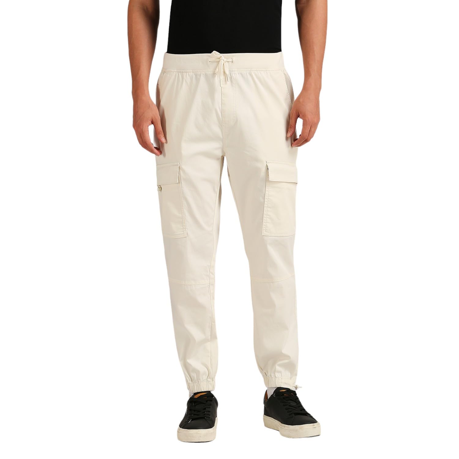 Pepe Jeans MenS Mid Rise Regular Fit Pants