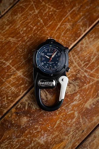 Dakota Mini Clip Microlight, Quality Pocket and Fob Watch, Premium Durability Outdoor Gifts for Men and Women, Use for Fishing H