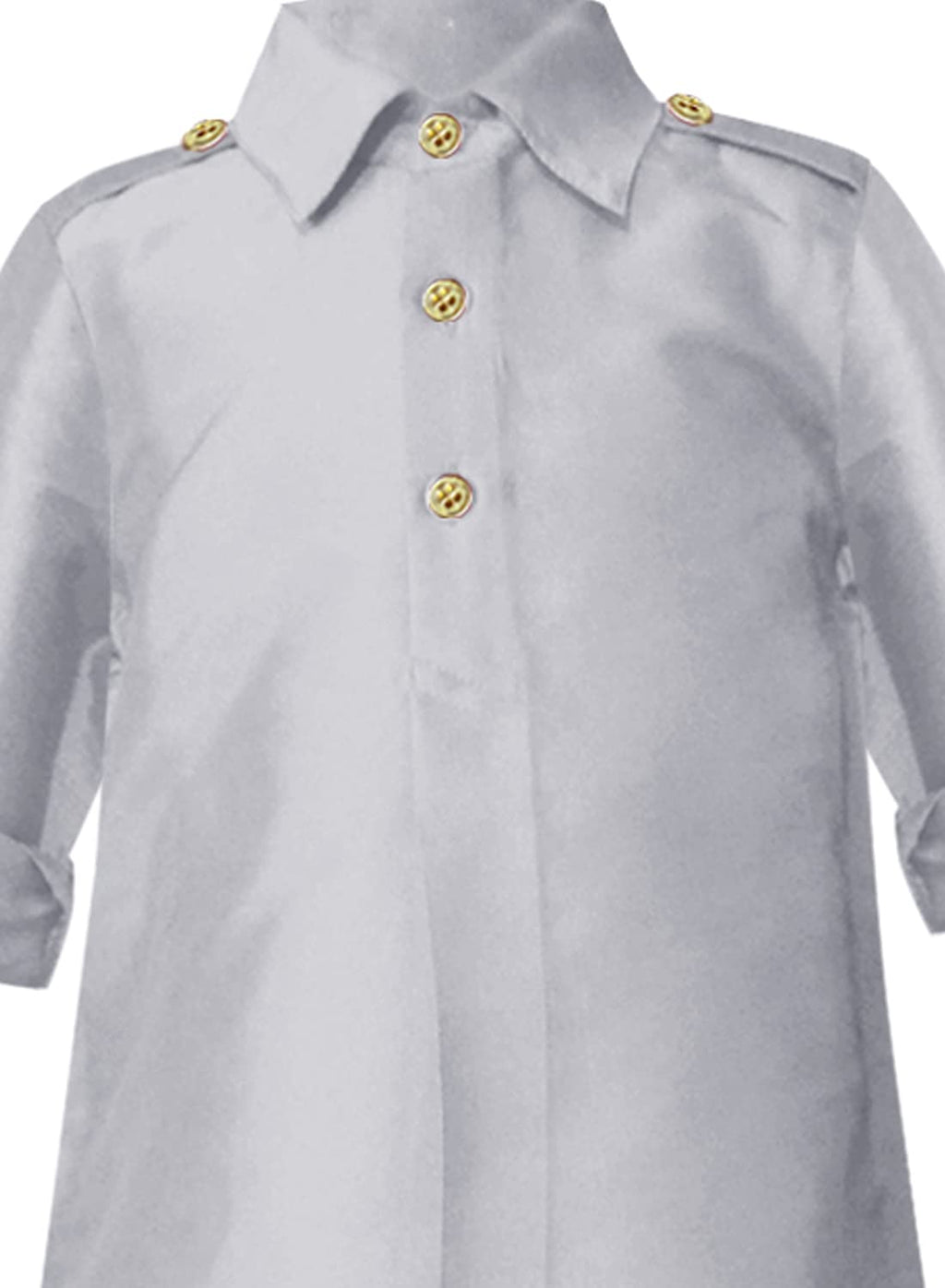 A.T.U.N. (ALL THINGS UBER NICE) Boy's Polyester Solid Full Sleeve Pathani Suit Set | Kurta and Pyjama Set | Ethnic Clothing Set for Festival and Special Occasion | 2 Piece Set