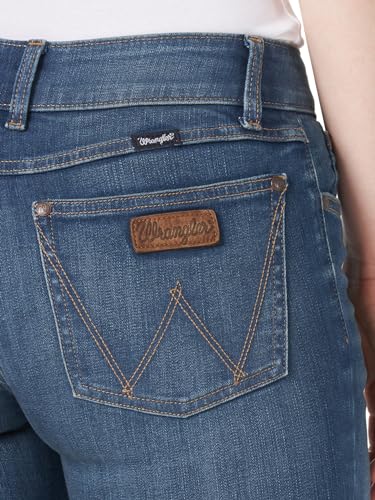 Wrangler Women's Retro Mae Mid Rise Stretch Boot Cut Jean, Nadia, 11-30