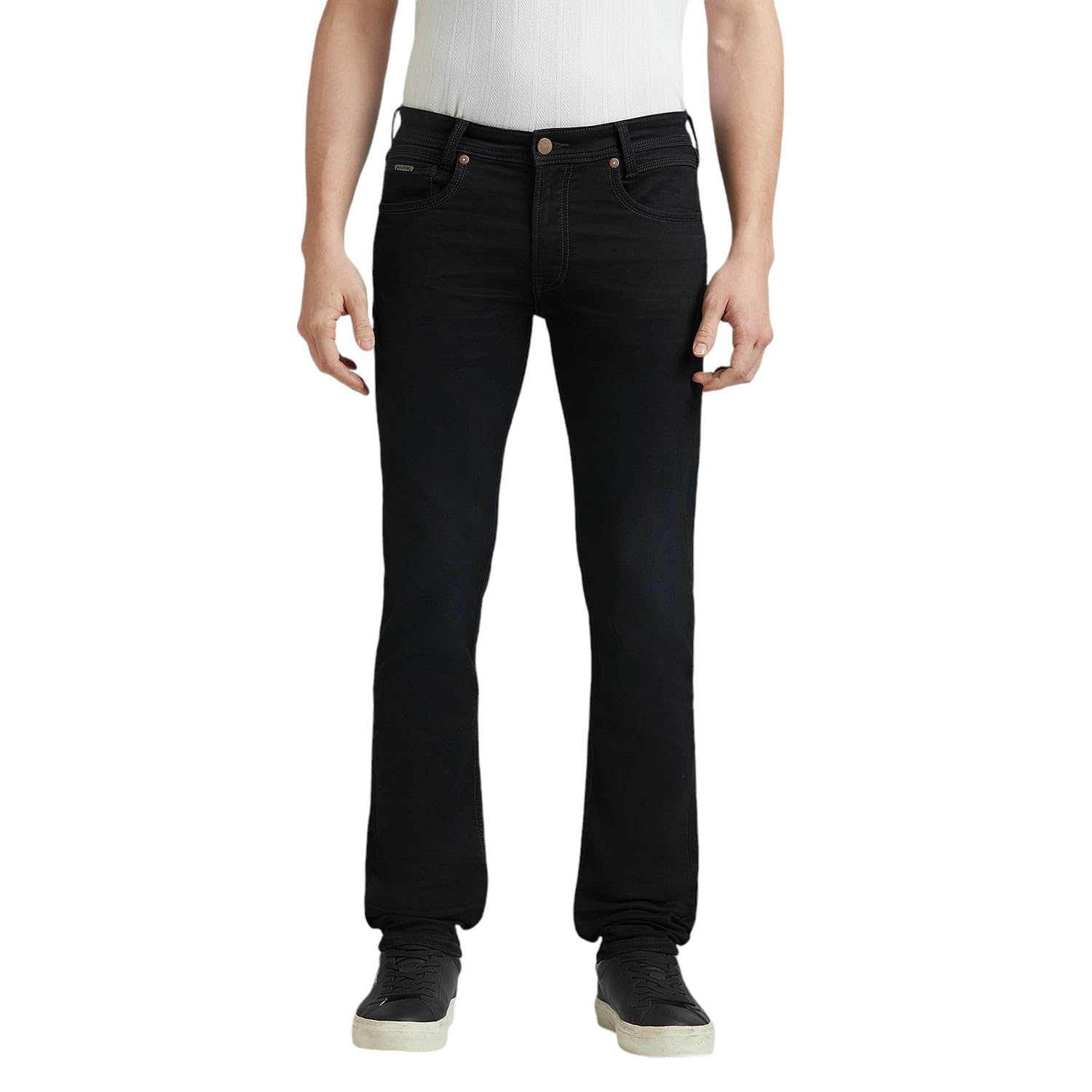Vapour Black Mid Rise Slim Heritage Jeans