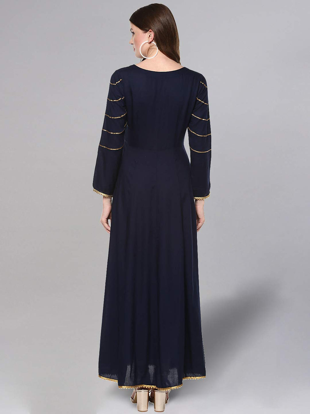 Idalia Women'S Rayon A-Line Ankle Length Kurta