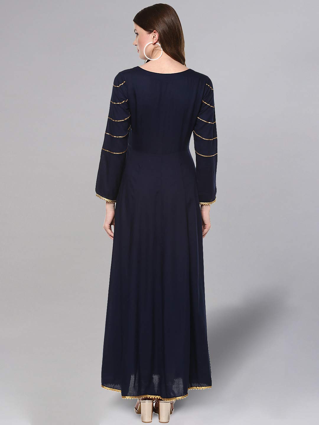 Idalia Women'S Rayon A-Line Ankle Length Kurta