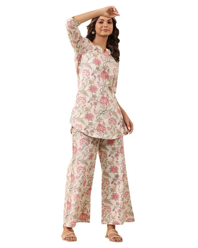 I Enterprise Women'S Cotton Tunic Knee-Length Dress (Y1_Inco-039_Multicolor4