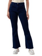 Lyra WomenS Mid-Rise Flared Bootcut Jeans|Stretchable Fabric For Comfort|Trendy & Stylish Denim|Size - 34