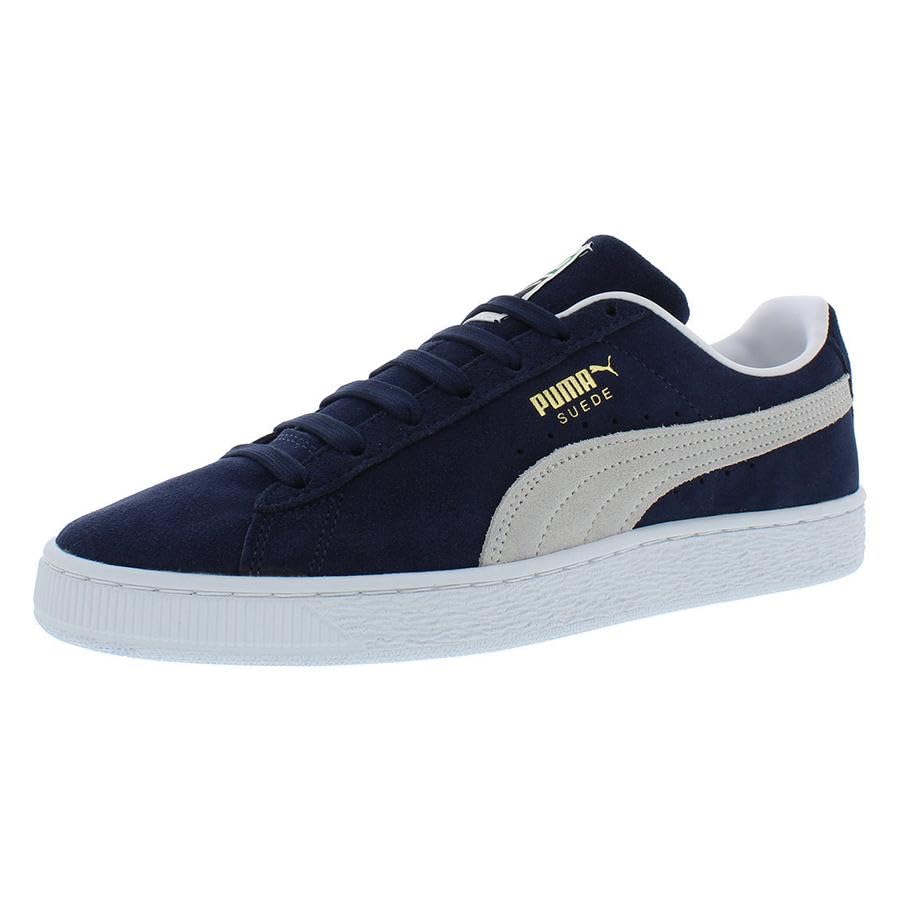 PUMA Suede Classic XXI (Big Kid) Peacoat/Puma White 5 Big Kid M