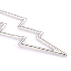 Lightning Bolt Drop Dangle Earrings For Women Statement Flash Thunder Hook Earrings Punk Fashion Halloween Outfits Party Jewelry