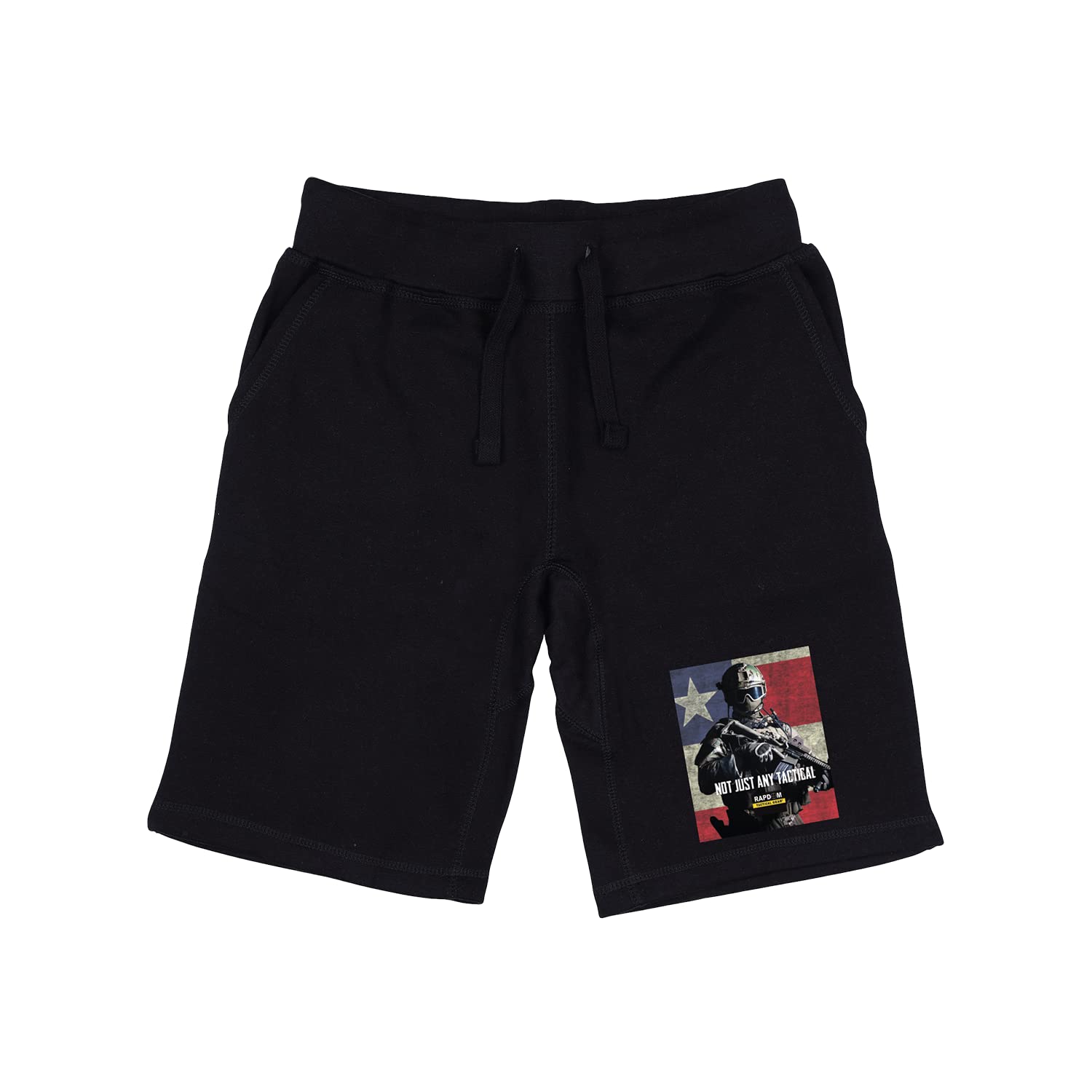Graphic Shorts, Not Just Any, Black, 2X