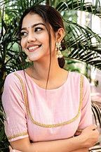 Gosriki Women'S Cotton Regular Kurta With Pant