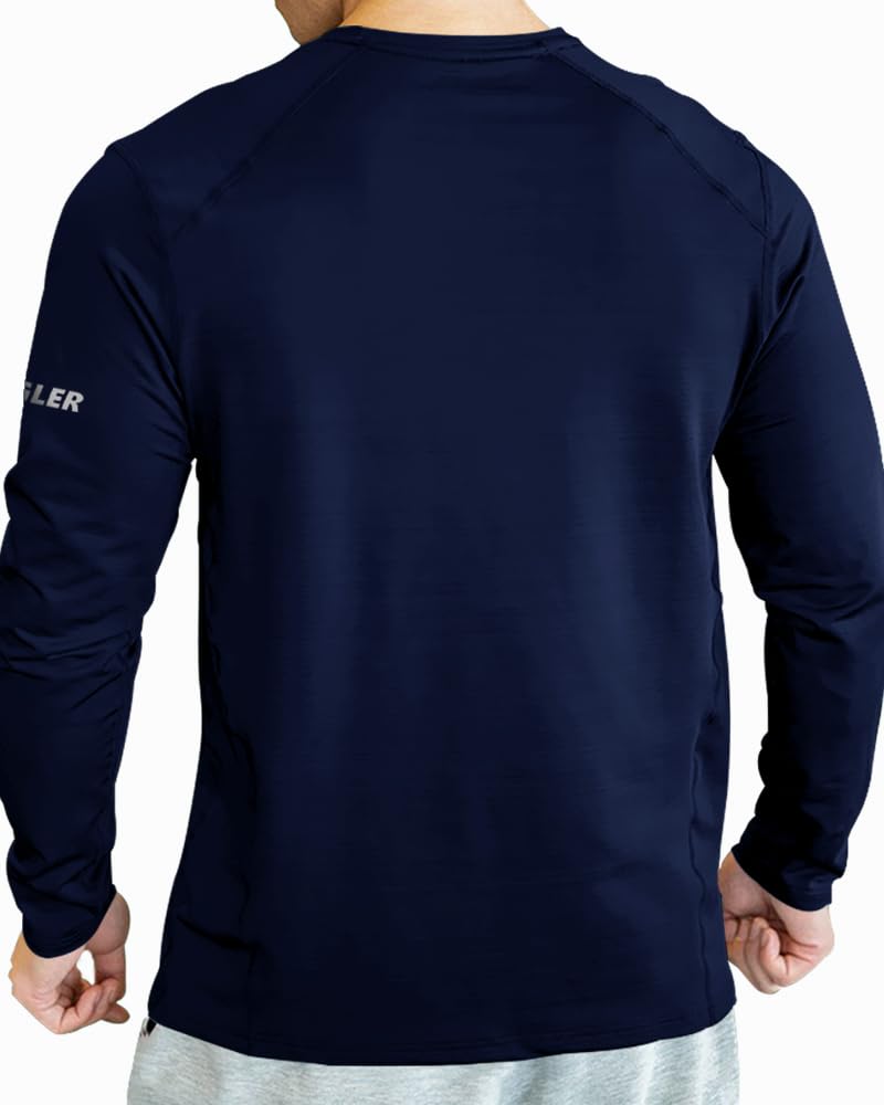 Noble Monk MenS Round T Shirt (Combo Pack Of 2) -Regular Fit |Full Sleeves |Solid Pattern | Casual T-Shirt For Men