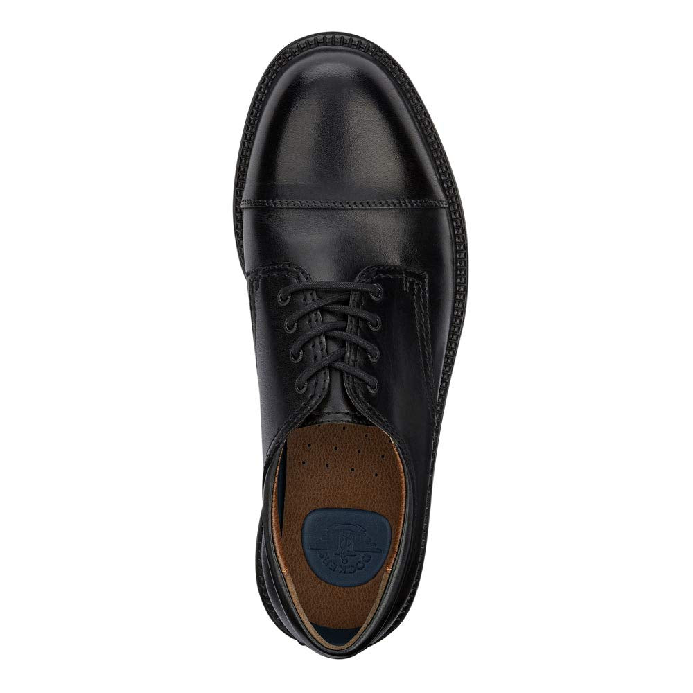 Dockers Mens Gordon Leather Oxford Dress Shoe,Black,11 W US