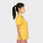 BlissClub Women The Last Tee - Polo Neck tee | Womens t-Shirt | Short Sleeves | Hip Covering | Cotton Tee