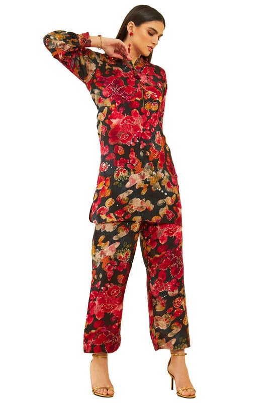 Soch Women Muslin Straight Pant