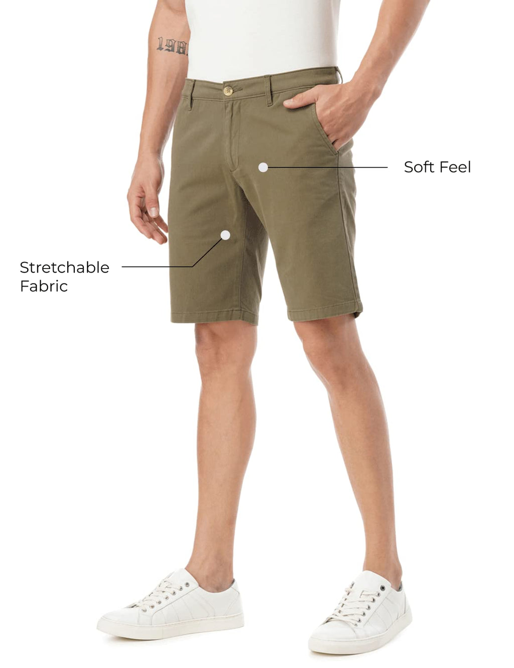Fyltr MenS Chino Shorts (Fylss23Mk-001_Mythical Olive