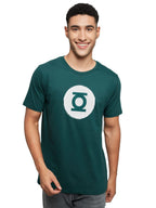 The Souled Store Men Official Green Lantern: Logo Printed T-Shirts