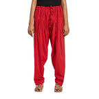 Fabindia Women Cambric Regular Salwar Cotton_Xs Red