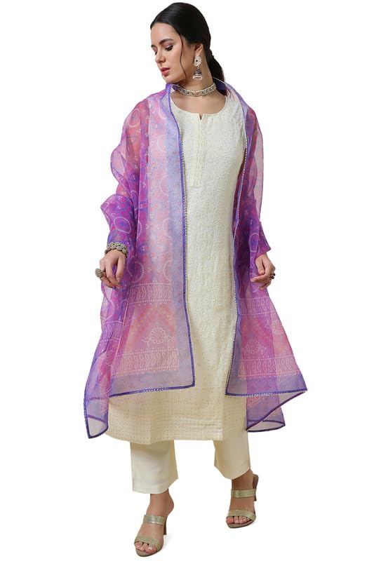 Soch Women Georgette Floral Embroidered Suit Set with Sequins