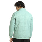 Bewakoof Mens Solid Regular Fit Full Sleeve Stand Collar Nylon Reversible Puffer Jacket