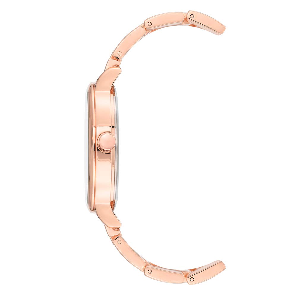 Nine West Women's Crystal Accented Bracelet Watch