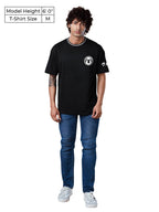 The Souled Store Official Marvel: Venom Men Oversized T-Shirts Black