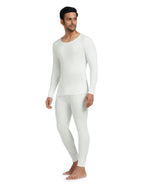 XYXX Mens Thermal Set | Antibacterial, Skin Friendly with Superior Heat Retention | Slim Fit Solid Alpine IntelliHeat Thermal S