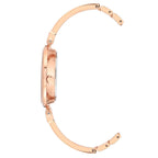 Anne Klein Women's Genuine Diamond Dial Bangle Watch (Model: AK/2512LPRG)