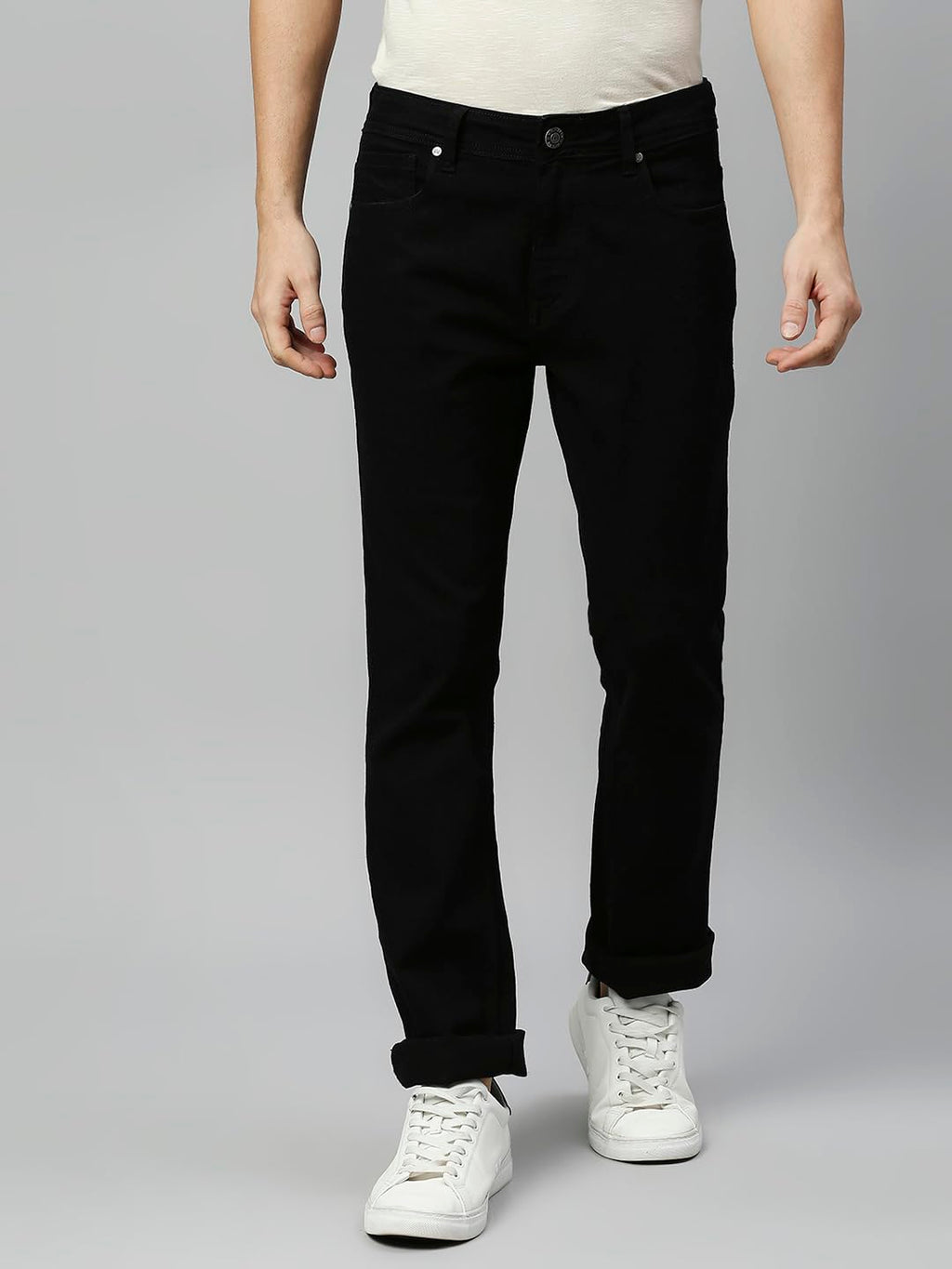 High Star Men Black Jean Slim-Fit Stretchable Jeans