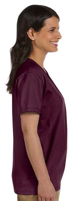 Ladies Essential-T V-Neck T-Shirt - BLAcK - S(D0102HI3ZZg)