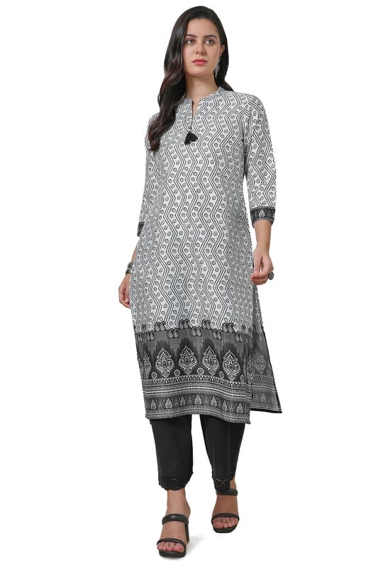 Soch Women Bandhani Print Kurta with Mandarin Collar