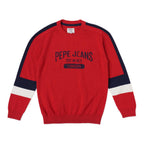 Pepe Jeans BoyS Cotton Round Neck Sweater (Pb701168_Classic Red_10)