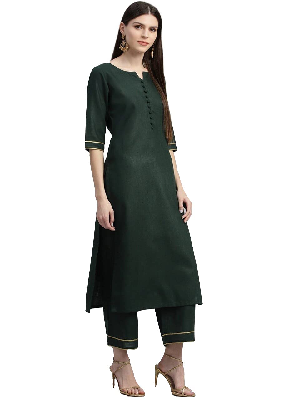 Anni Designer Women Kurta With Palazzos & Dupatta