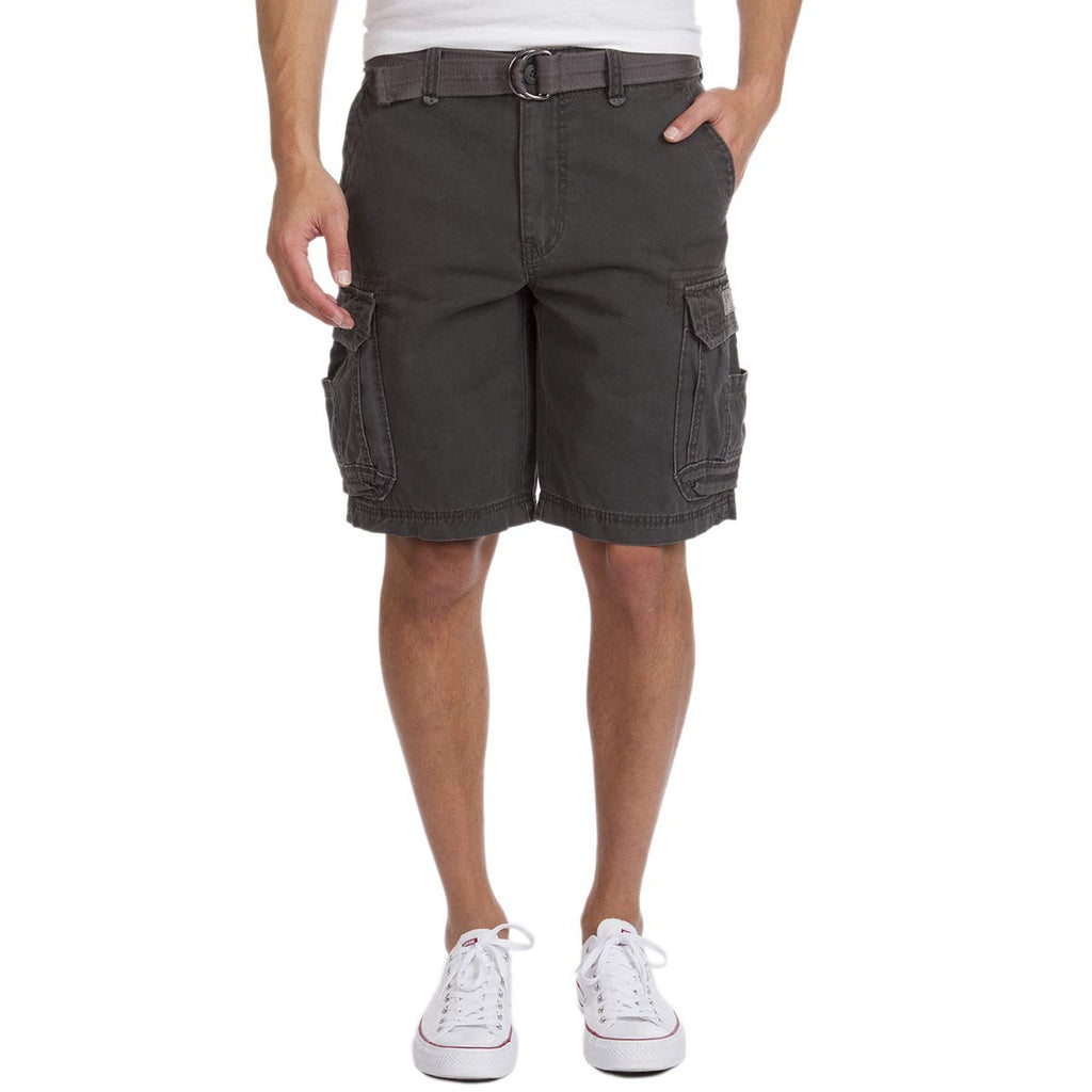UNIONBAY mens Survivor Belted cargo Shorts, Andorid, 32 US