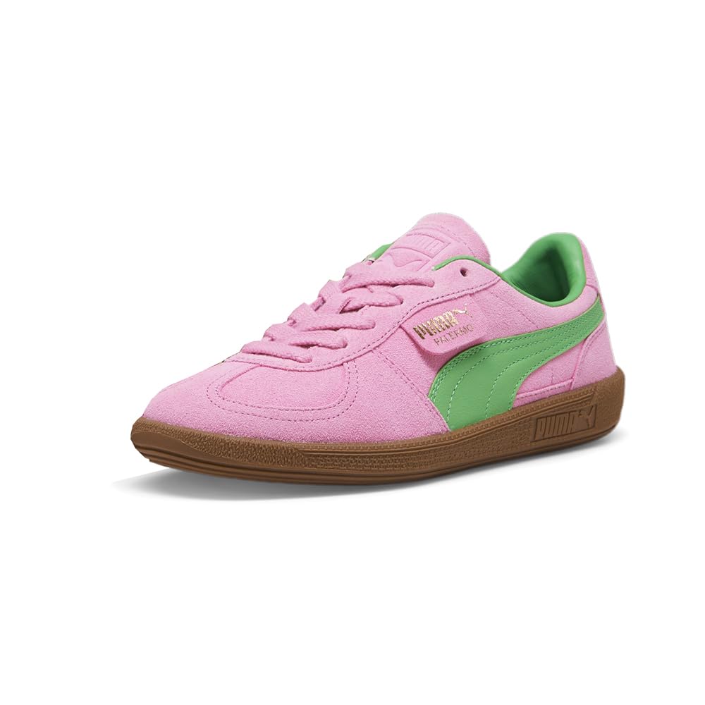 Puma Palermo (Big Kid) Sneaker, Pink Delight/Green/Gum, 7 US Unisex