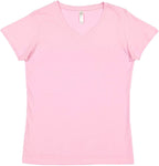 Ladies V-Neck Fine Jersey T-Shirt - BLAcK - S(D0102H7DMc8)