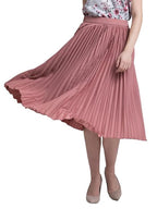 Kzully | Chic Midi Skirts Elegant Ensembles For Women & Girls Pink