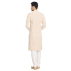 Manyavar Traditional Embroidered Kurta and Churidar Set For Men