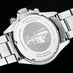 Sthrling Original Mens Chronograph Watch Stainless Steel Bracelet with Screw Down Crown and Water Resistant to 100 M. Analog Dia