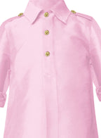 A.T.U.N. (ALL THINGS UBER NICE) Boy's Polyester Solid Full Sleeve Pathani Suit Set | Kurta and Pyjama Set | Ethnic Clothing Set for Festival and Special Occasion | 2 Piece Set