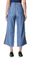 High Star Women'S Flared Palazzo (Aswudpla258_32_Blue