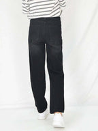 Kotty Boys Regular Fit Cotton Lycra Blend Solid Jeans Midnight Black
