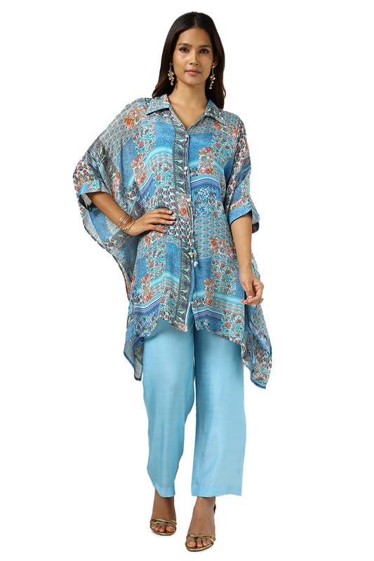 Soch Women Pattern: Ethnic Fabric: Chinon Packge Contains: Kaftan Top Inner Pant