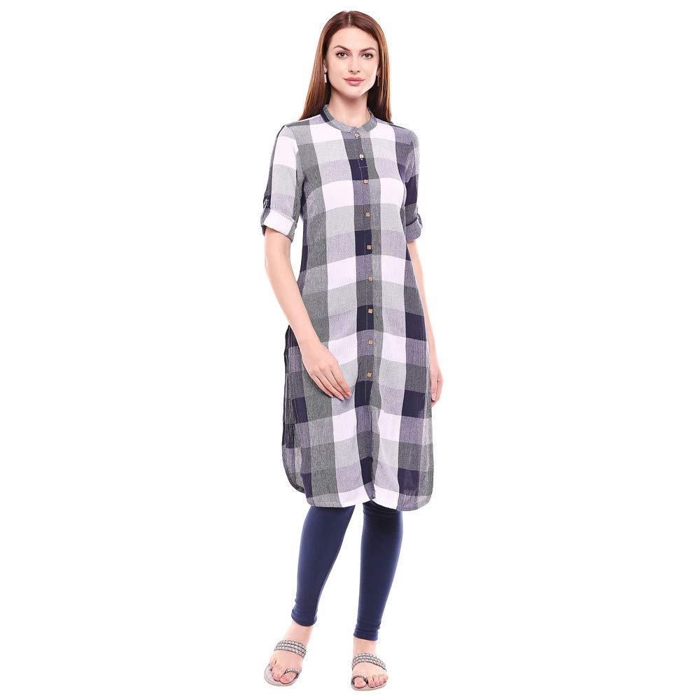 Aurelia Women'S Cotton Kurta (20Fea11154-700925_Blue_X-Small)